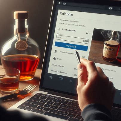 buying a raffle ticket online